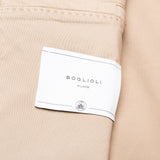 BOGLIOLI Milano "K. Jacket" Sand Beige Cotton Unlined Suit EU 56 NEW US 46
