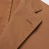 BOGLIOLI Milano "K. Jacket" Tan Cotton Unlined Jacket Sport Coat EU 52 NEW US 42