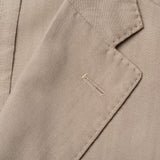 BOGLIOLI Milano "K. Jacket" Taupe Virgin Wool Unlined Suit EU 50 NEW US 40