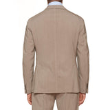 BOGLIOLI Milano "K. Jacket" Taupe Virgin Wool Unlined Suit EU 50 NEW US 40