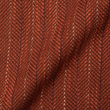 BOGLIOLI "K.Jacket" Brick Red Cotton-Silk Unlined Peak Lapel Jacket 48 NEW US 38