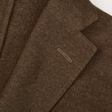 BOGLIOLI "K. Jacket" Brown Donegal Cashmere-Linen Unlined Jacket 48 NEW US 38