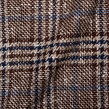 BOGLIOLI "K. Jacket" Brown Plaid Wool-Silk-Cashmere Unlined Jacket 48 NEW US 38