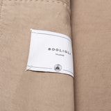 BOGLIOLI "K. Jacket" Beige Garment Dyed Lyocell-Cotton Unlined Jacket 54 NEW 44