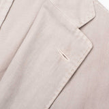 BOGLIOLI "K. Jacket" Gray Herringbone Cotton-Linen Unlined Jacket 50 NEW US 40
