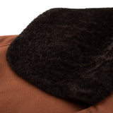 BOGLIOLI Milano "Wear" Brown Cotton Blend Pea Coat NEW US 48 / 4XL