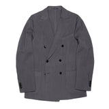 BOGLIOLI for MP Roma "K. Jacket" Gray Virgin Wool DB Jacket EU 46 NEW US 36