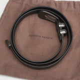 BOTTEGA VENETA Black Crocodile Belt 38" 95cm NEW with Bag