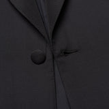 BRIONI "WALDORF" Handmade Black Peak Lapel Suit Tuxedo EU 46 NEW US 36