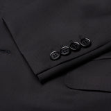 BRIONI "CATONE" Handmade Black Wool Super 150's Suit EU 48 NEW US 38 Short