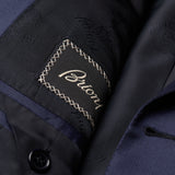BRIONI "CHIGI" Handmade Blue Wool Super 150's Suit NEW