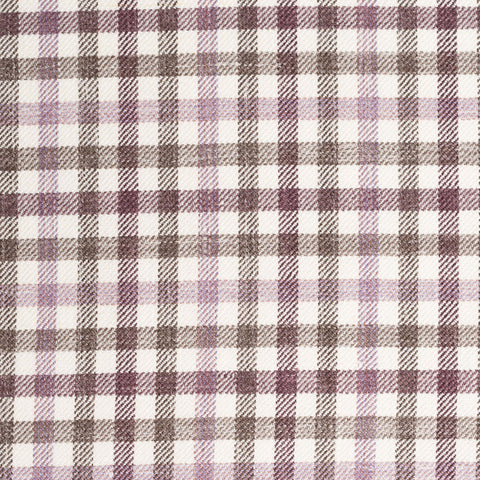 BRIONI "COLOSSEO" Purple-Gray Plaid Wool-Silk-Linen Jacket NEW Long Fit