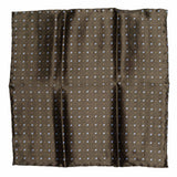 BRIONI Handmade Army Green Rhombus Foulard Silk Tie Pocket Square Set NEW