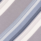 BRIONI Handmade Gray Striped Silk Tie NEW