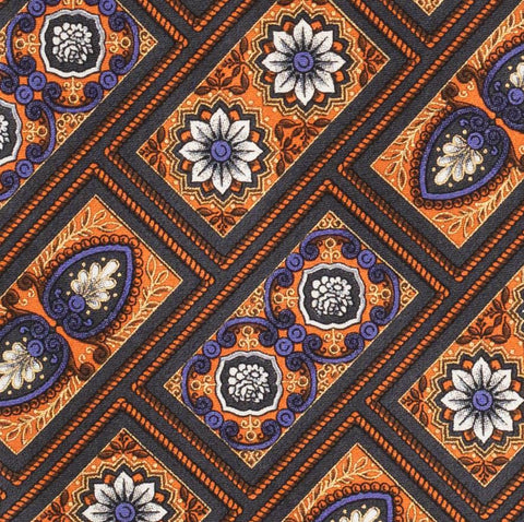 BRIONI Handmade Multi-color Foulard Silk Tie Pocket Square Set NEW