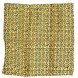 BRIONI Handmade Yellow-Orange Geometric Silk Tie Pocket Square Set NEW