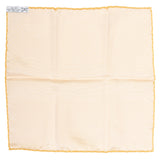 BRIONI Handmade Yellow Micro-Design Foulard Silk Tie Pocket Square Set NEW