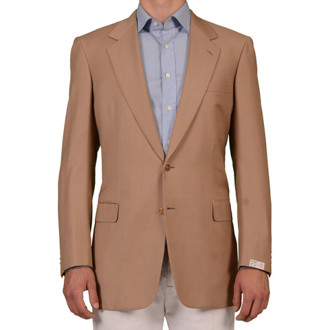 BRIONI Made In Italy "Palatino" Beige Wool Blazer Jacket EU 52 L NEW US 42