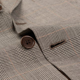 BRIONI "NOMENTANO" For DRESSY Handmade Gray Plaid Wool Suit EU 52 NEW US 42