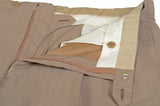 BRIONI "PARLAMENTO" Handmade Beige Striped Wool Suit EU 56 NEW US 46