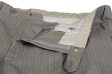 BRIONI "PARLAMENTO" Handmade Gray Striped Wool Super 180's Suit 56 NEW US 46