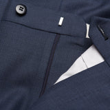 BRIONI "BRUNICO" Blue Birdseye Super 150's  Wool Business Suit EU 46 NEW US 36