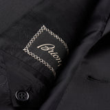 BRIONI "BRUNICO" Handmade Black Wool Suit 48 NEW US 38