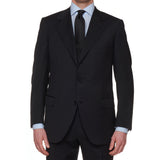 BRIONI "CATONE" Handmade Black Luxury Wool Suit NEW