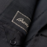 BRIONI  "CHIGI" Handmade Dark Charcoal Gray Wool Suit 48 NEW US 38