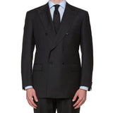 BRIONI "LUDOVISI" Dark Charcoal Gray Wool DB Suit EU 54 NEW US 44