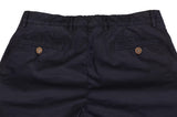 BRUNELLO CUCINELLI Navy Blue Cotton Gabardine Slim Fit Pants EU 56 NEW US 40