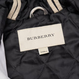 BURBERRY Light Gray Cotton Hooded Parka DB Kids Coat 3Y / 98cm