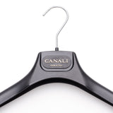 CANALI Black Plastic Lightweight Suit Hanger Set of 5 Size 45/XL