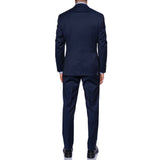 CANALI 1934 Solid Navy Blue Wool Business Suit EU 48 NEW US 38 2019-20 Model