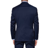 CANALI 1934 Solid Navy Blue Wool Business Suit EU 48 NEW US 38 2019-20 Model