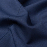CANALI 1934 "Natural Comfort" Blue Wool 1 Button Peak Lapel Suit US 46 NEW EU 56