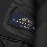 CASTANGIA 1850 Black Wool Peak Lapel Dinner Jacket EU 50 NEW US 40