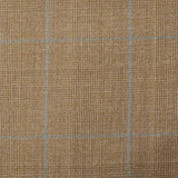CASTANGIA 1850 Khaki Prince of Wales Wool Suit EU 52 NEW US 42
