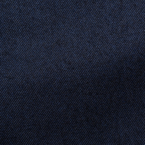CASTANGIA 1850 Navy Blue Twill Flannel Wool Jacket EU 48 NEW US 38