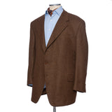 CASTANGIA 1850 Brown Wool-Cashmere Jacket EU 70 NEW US 60 Big and Tall