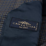 CASTANGIA 1850 Gray Plaid Cotton Sport Coat Jacket EU 52 NEW US 42