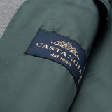 CASTANGIA 1850 Gray Wool Double Breasted Jacket EU 54 NEW US 44