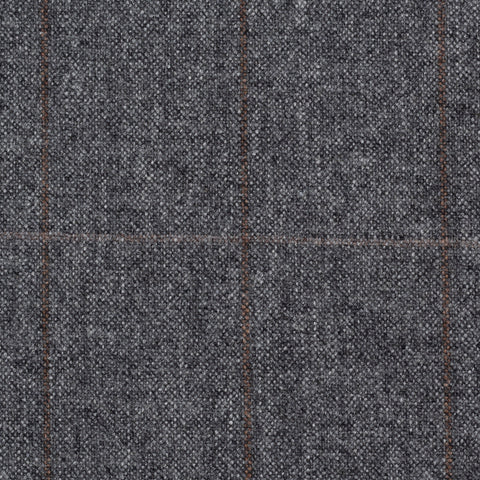 CASTANGIA 1850 Gray Plaid Wool Flannel Sport Coat Jacket EU 54 NEW US 44