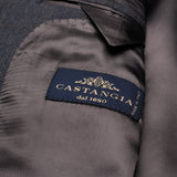 CASTANGIA 1850 Gray Plaid Wool Suit EU 48 NEW US 38
