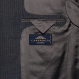 CASTANGIA 1850 Gray Striped Wool Suit EU 50 NEW US 40
