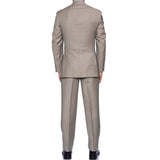 CASTANGIA 1850 Hand Tailored Gray Wool Business Suit NEW