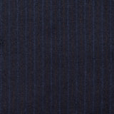 CASTANGIA 1850 Navy Blue Striped Wool Flannel Suit EU 50 NEW US 40
