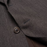 CORSOCHIARO by CASTANGIA Dark Brown Wool Suit EU 50 NEW US 40