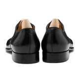 PASSUS SHOES Handmade "Winston" Black Boxcalf Cap Toe Oxford Shoes NEW