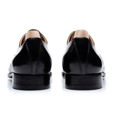 PASSUS SHOES Handmade "Winston" Black Boxcalf Cap Toe Oxford Shoes